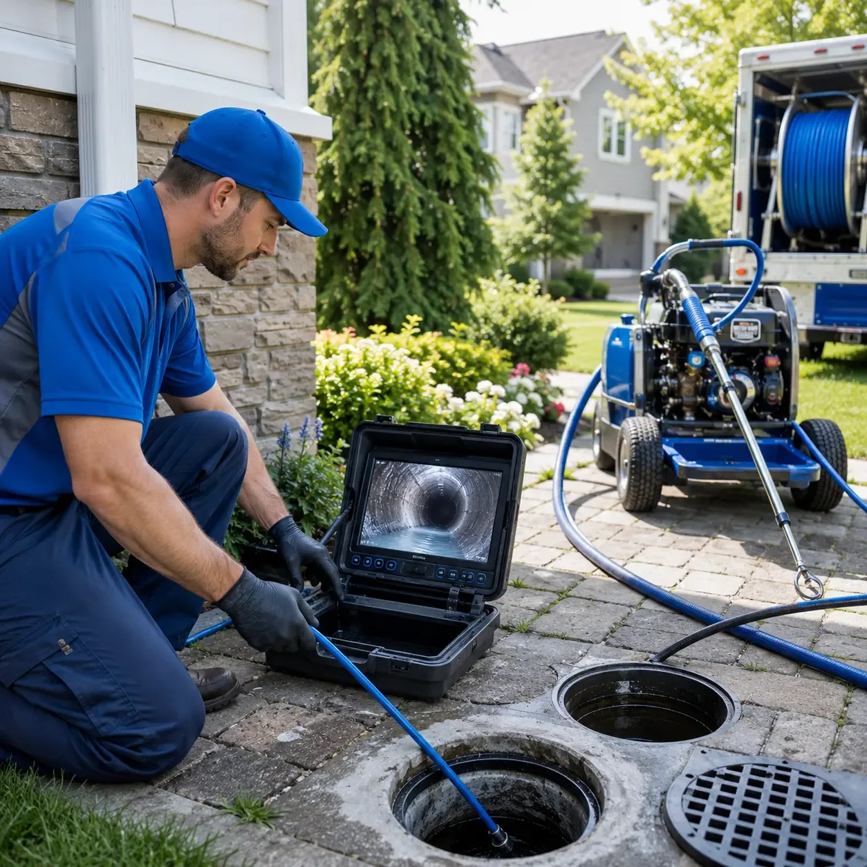 Outdoor drain cleaning professionals serving Reserve, LA